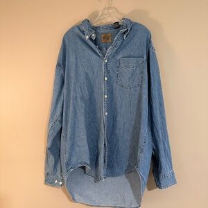 Rare vintage 90s Gap Denim Button Down Shirt